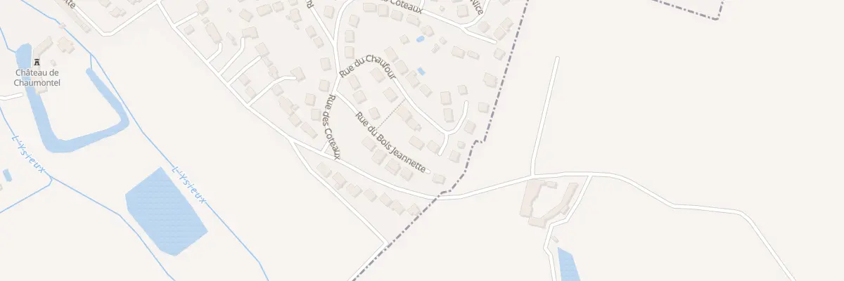 Plan du 12 Rue du Chaufour à Chaumontel