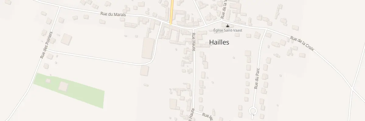 Plan du 8 Rue Haute à Hailles