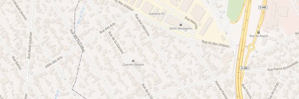 Plan du 20 Rue Jean Mermoz à Montgeron