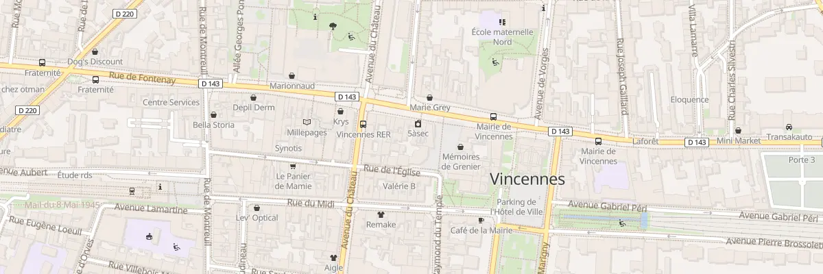 Plan du 71 Rue de Fontenay à Vincennes