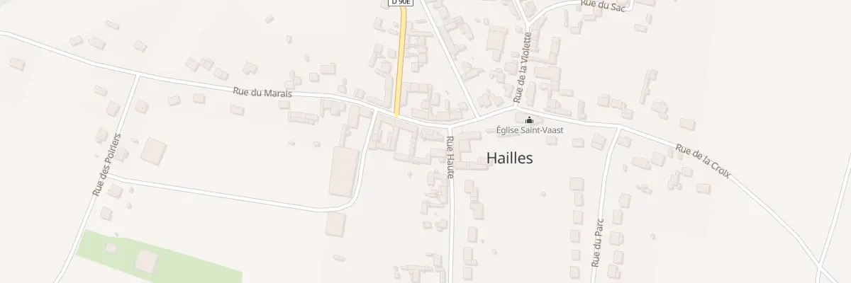 Plan du 3 Rue du Marais à Hailles