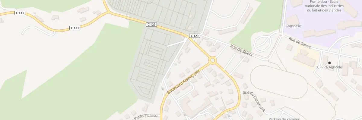 Plan du 28 Rue de l’Arbre Croumaly à Aurillac