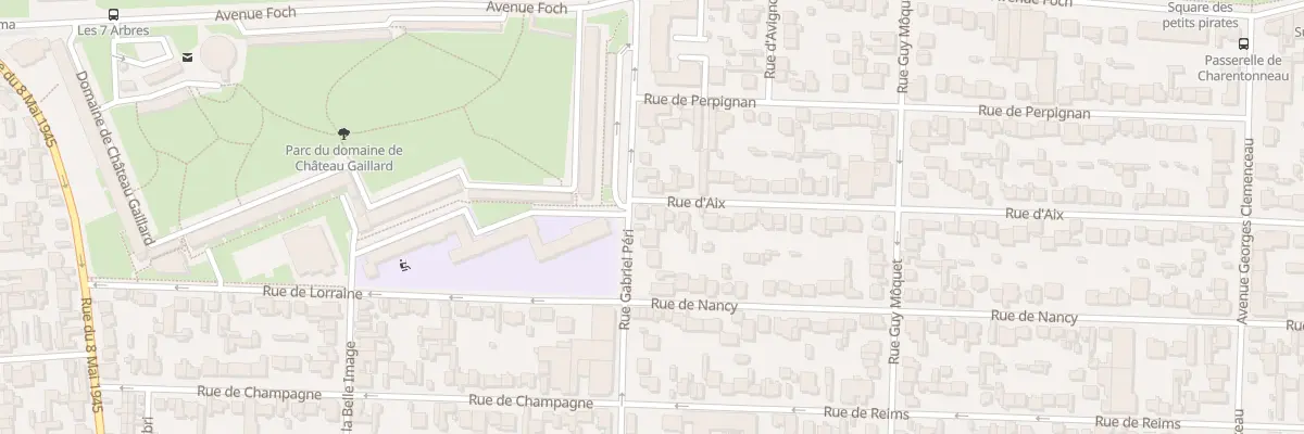 Plan du 2 Rue d’Aix à Maisons-Alfort