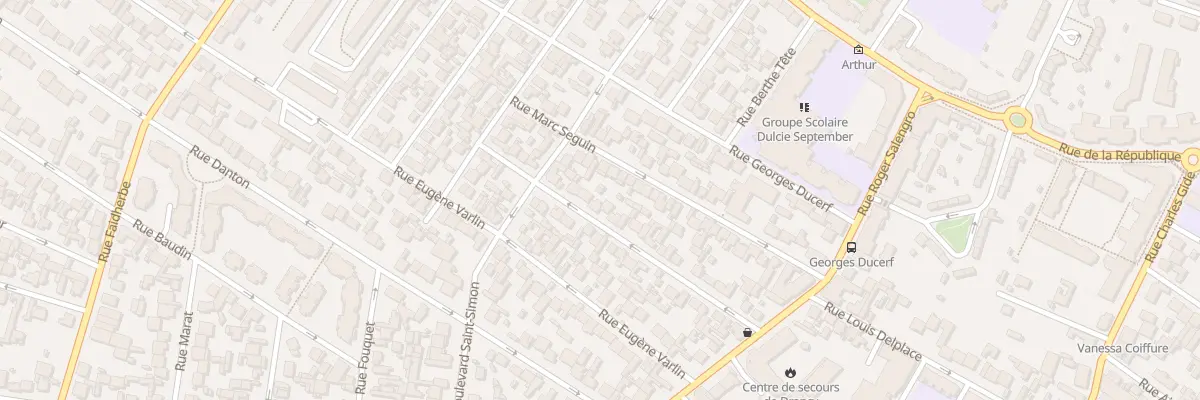 Plan du 32 Rue Lacordaire à Drancy