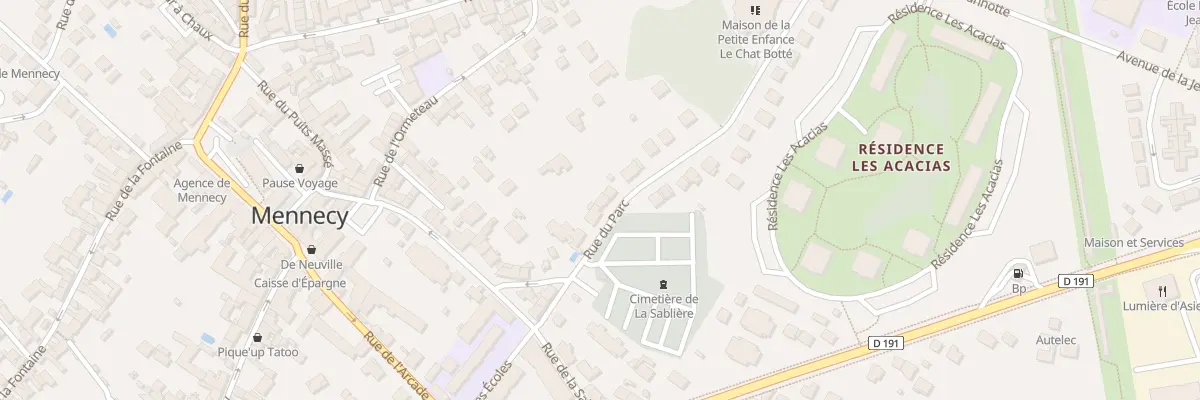 Plan du 5 Rue du Parc à Mennecy