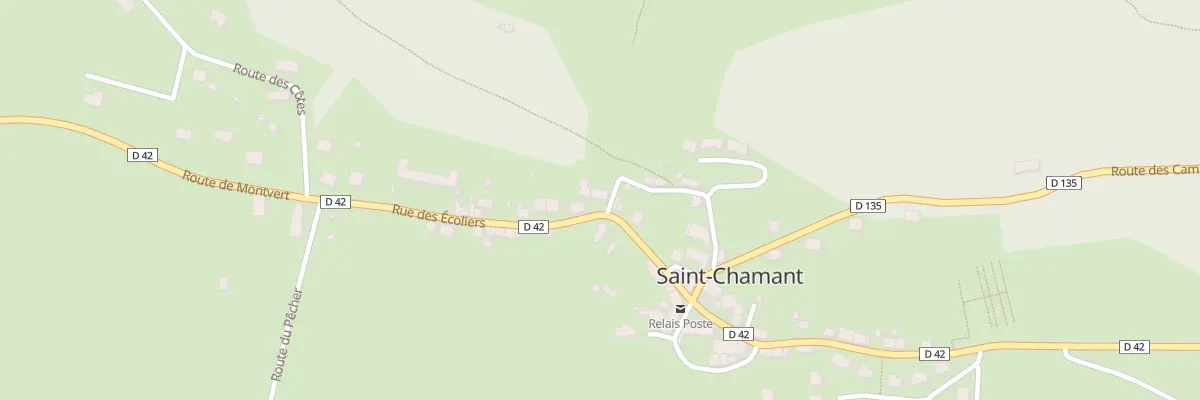 Plan du 5073 Le Bourg à Saint-Chamant