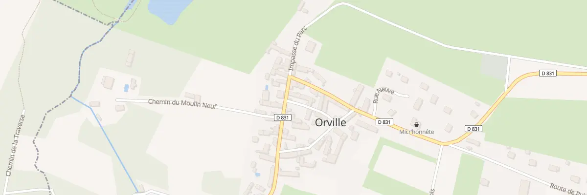 Plan du 2 Rue de la Pompe à Orville