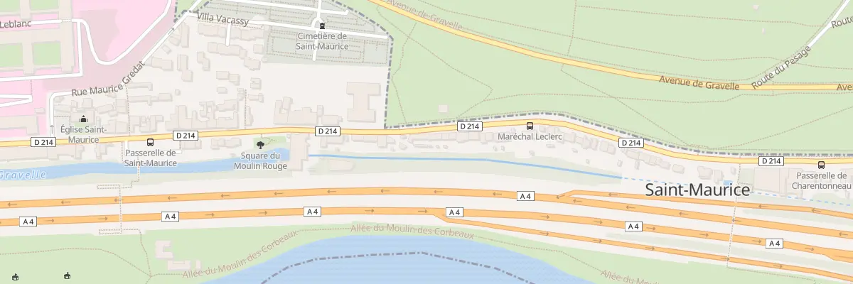Plan du 82 Rue du Maréchal Leclerc à Saint-Maurice