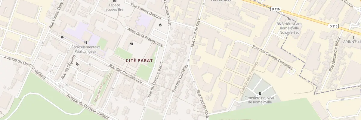 Plan du 151 Rue Paul de Kock à Romainville