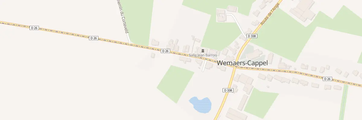 Plan du 1351 Rte de Watten à Zuytpeene