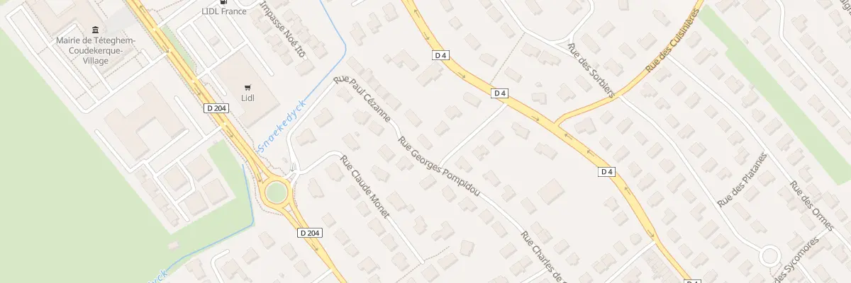 Plan du 22 Rue Georges Pompidou à Téteghem-Coudekerque-Village