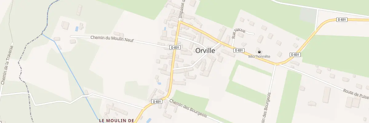 Plan du 2 Rue au Roy à Orville