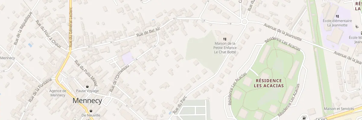 Plan du 9B Rue du Parc à Mennecy