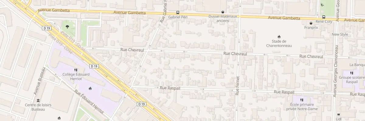 Plan du 34B Rue Chevreul à Maisons-Alfort
