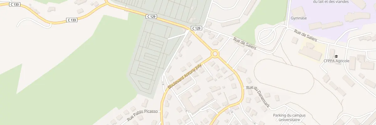 Plan du 85 Bd Antony Joly à Aurillac