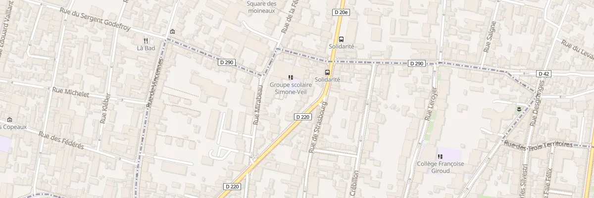 Plan du 147 Av de la République à Vincennes