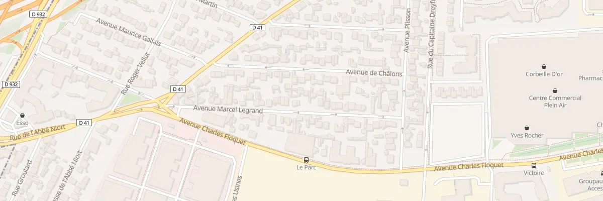 Plan du 43 Av Marcel Legrand au Blanc-Mesnil