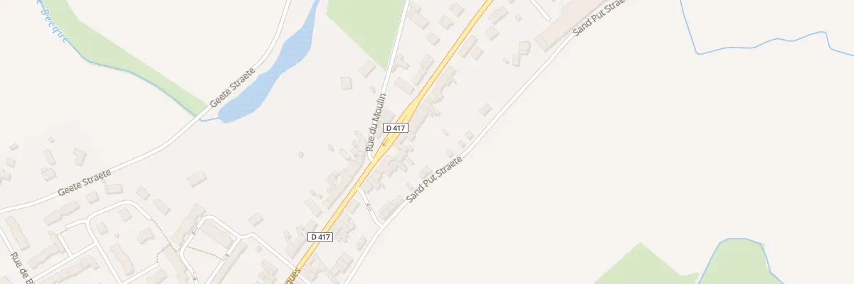 Plan du 168 Rue de Bergues à Esquelbecq