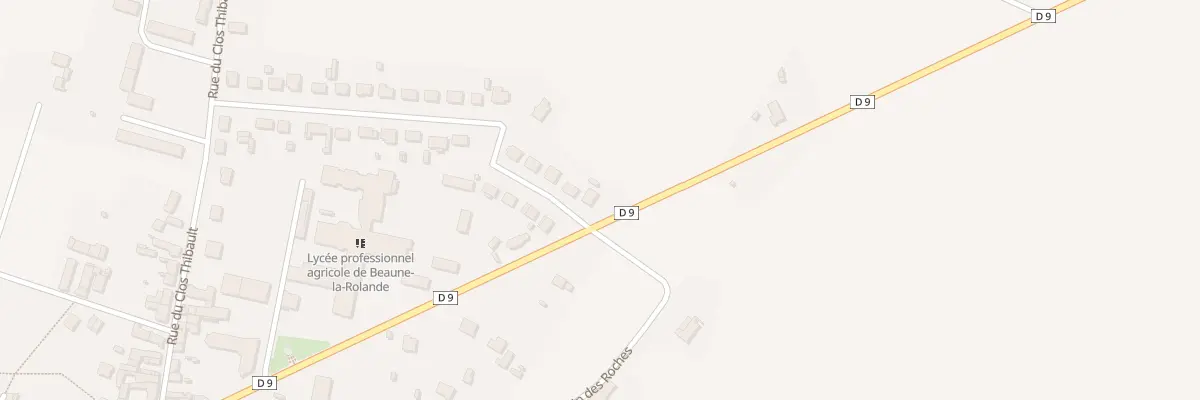 Plan du 33 Rue du Docteur Rousse à Beaune-la-Rolande