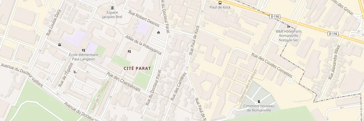 Plan du 157 Rue Paul de Kock à Romainville