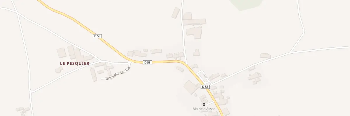Plan du 162 Rte de Saint-Michel à Assac