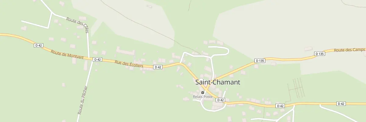 Plan du 5075 Le Bourg à Saint-Chamant