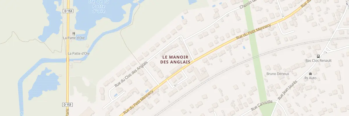 Plan du 23 Rue du Petit Mennecy à Mennecy
