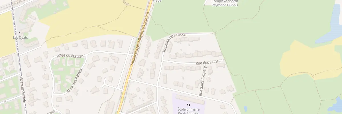 Plan du 19 Rue des Dunes à Leffrinckoucke