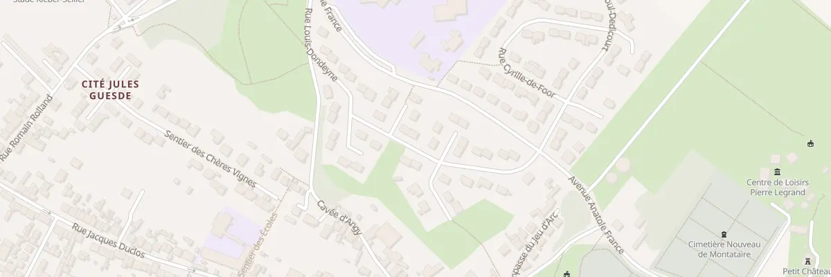 Plan du 22 Rue Louis Dondeyne à Montataire