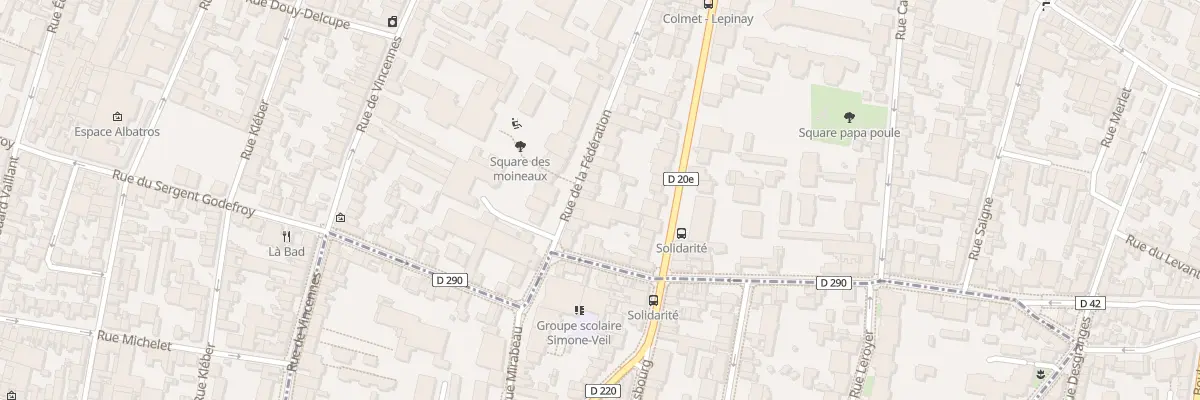 Plan du 53 Rue de la Fédération à Montreuil