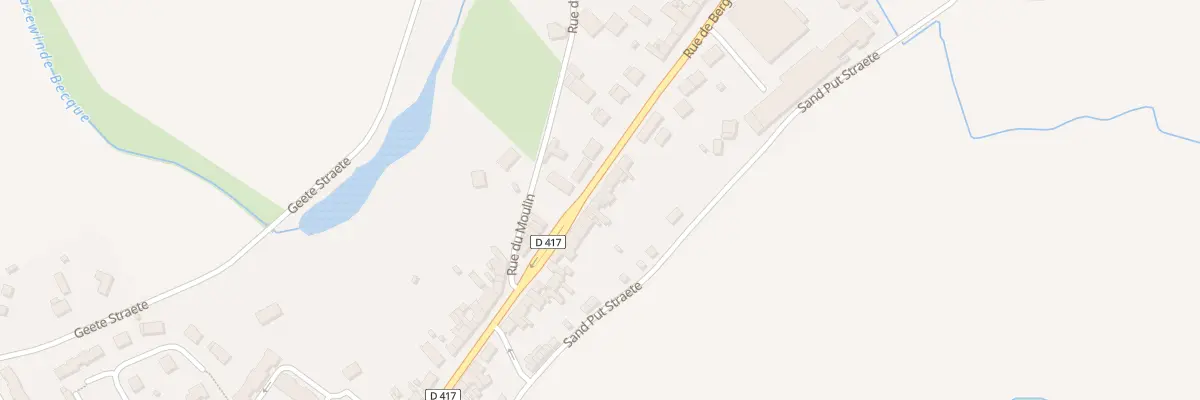 Plan du 178 Rue de Bergues à Esquelbecq