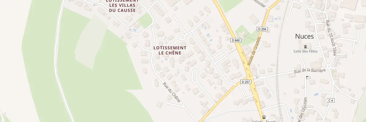 Plan du 5788 Lot Le Chene à Valady