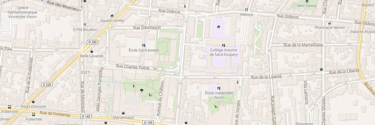Plan du 18 Rue de Strasbourg à Vincennes