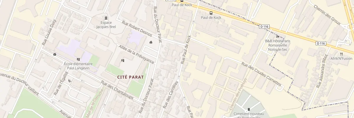 Plan du 163 Rue Paul de Kock à Romainville