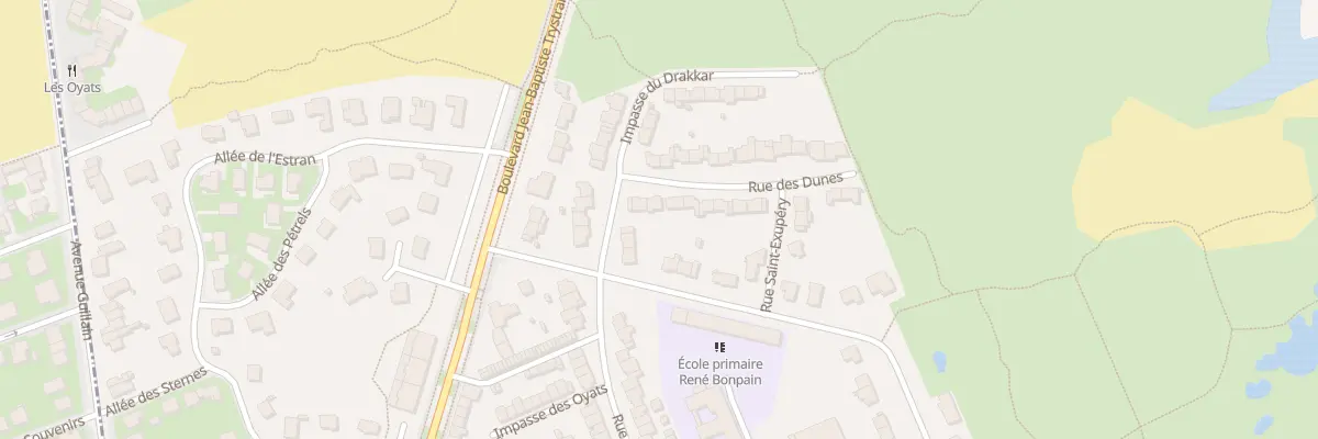 Plan du 18 Rue des Dunes à Leffrinckoucke