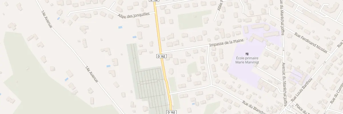 Plan du 2 Rue de la Plaine à Lamorlaye