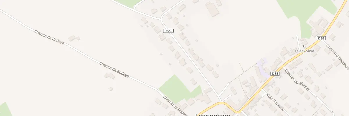 Plan du 9 Che d’Esquelbecq à Ledringhem