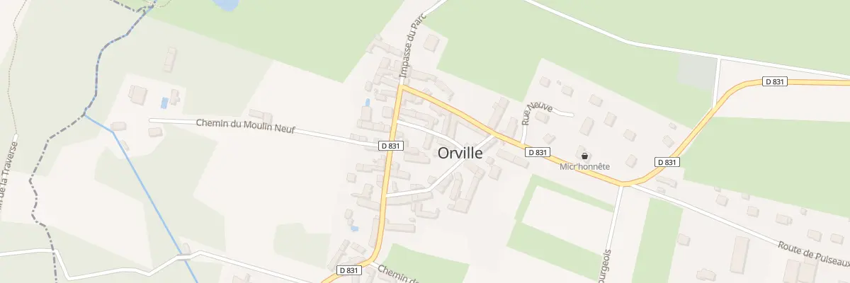 Plan du 5048 Bourg d’Orville à Orville