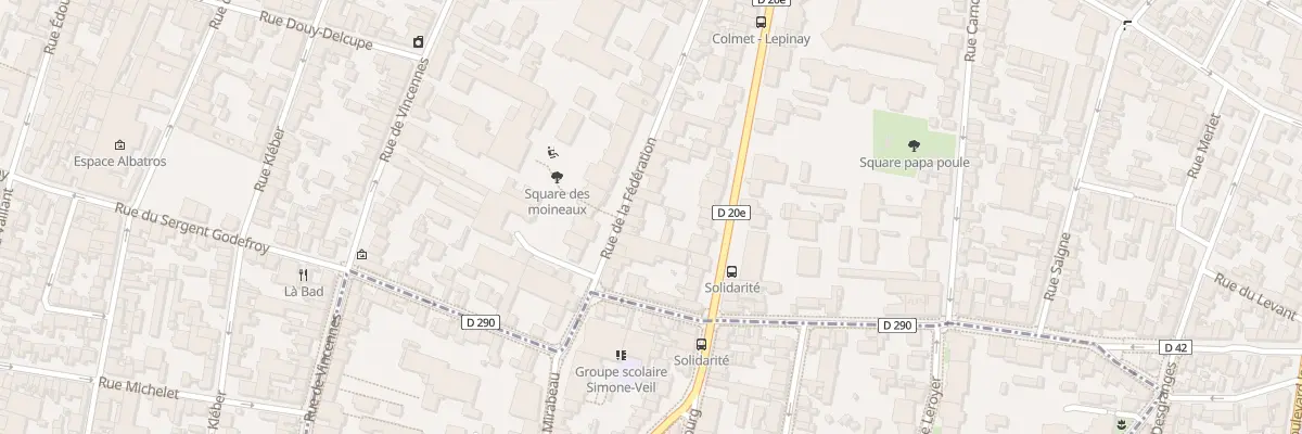 Plan du 49 Rue de la Fédération à Montreuil