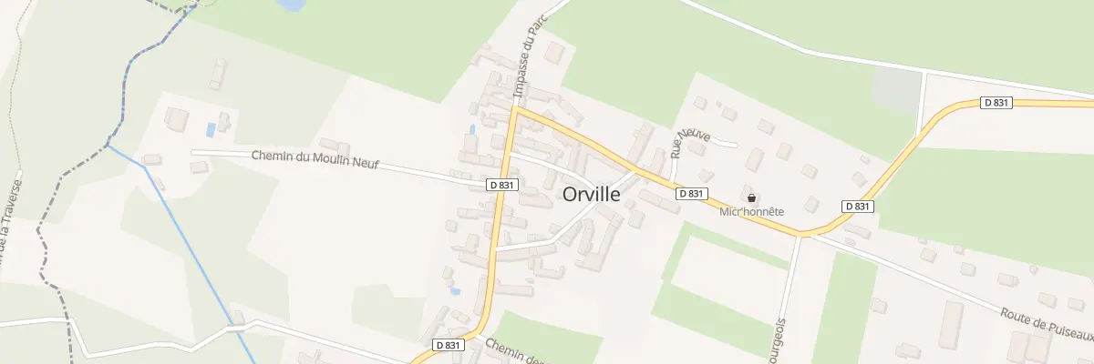 Plan du 5048 Bourg d’Orville à Orville