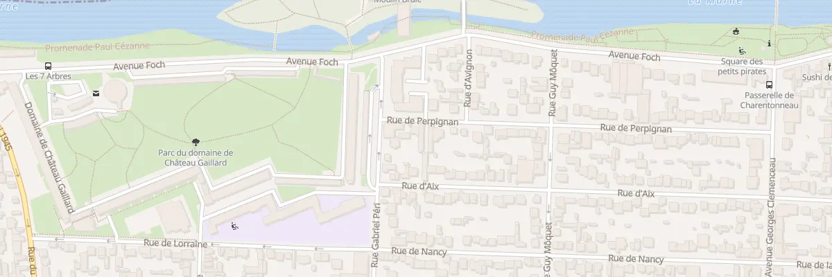 Plan du 6 Rue de Perpignan à Maisons-Alfort