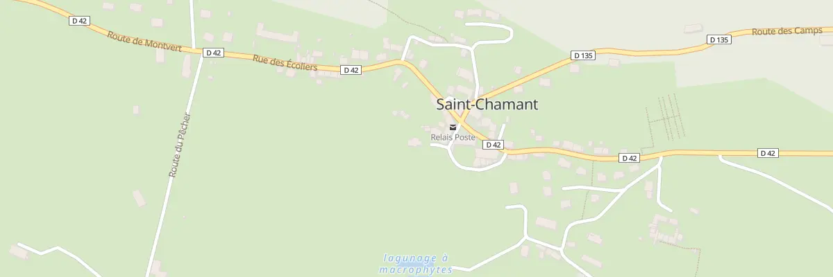 Plan du 5115 Le Bourg à Saint-Chamant