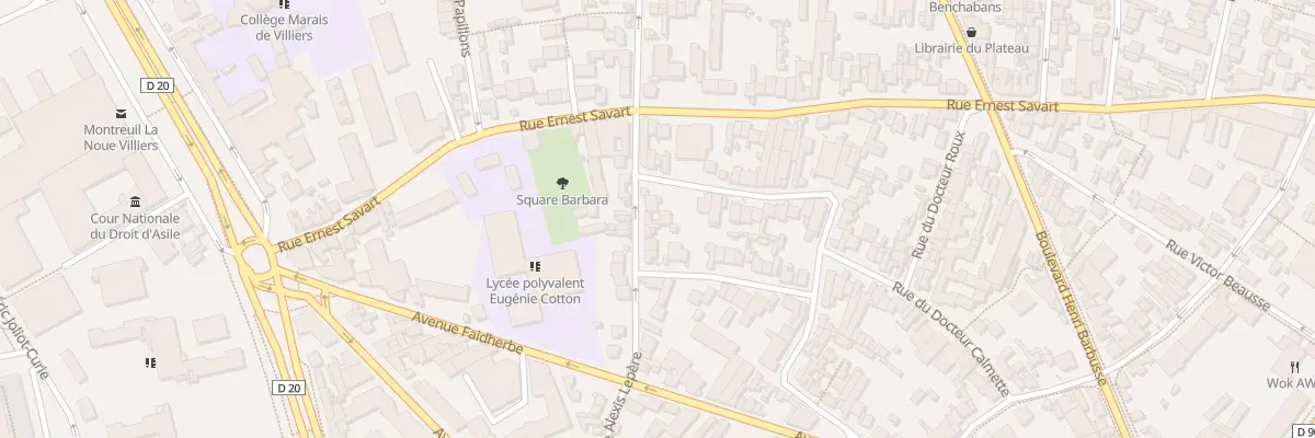 Plan du 80 Rue Alexis Lepère à Montreuil