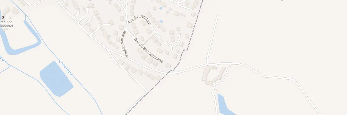 Plan du 16 Rue du Chaufour à Chaumontel