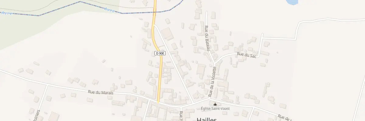 Plan du 8 Av du Pont à Hailles