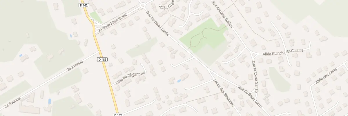 Plan du 9013 Rue du Beau Larris à Lamorlaye