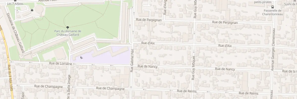 Plan du 6 Rue d’Aix à Maisons-Alfort