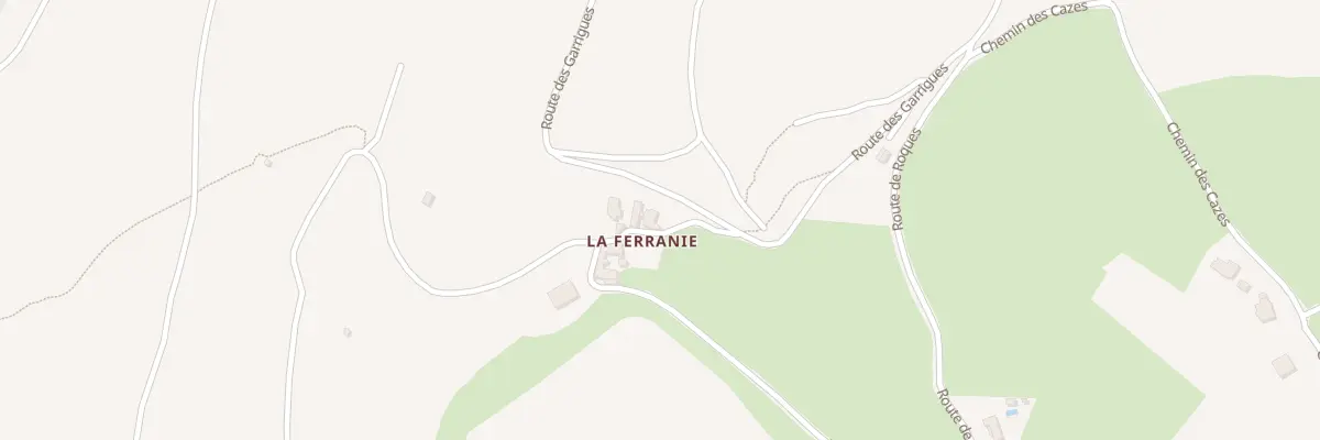 Plan du 5360 La Ferranie à Valady