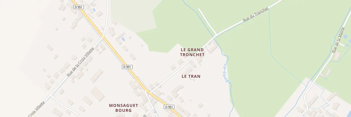 Plan du 3 Rue du Tranchet à Saint-Aignan-le-Jaillard