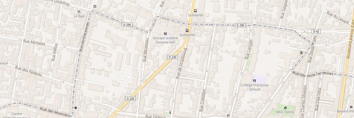 Plan du 61 Rue de Strasbourg à Vincennes